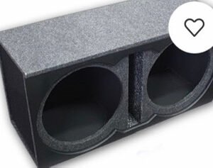 15inch dual-subwoofer enclosure vinyl finish with port