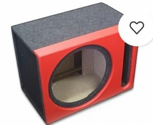 15inch single ported subwoofer enclosure with vinyl